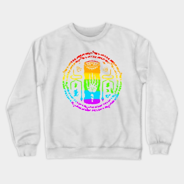 Rainbow Zonai (Totk) Crewneck Sweatshirt by HeartonSleeves